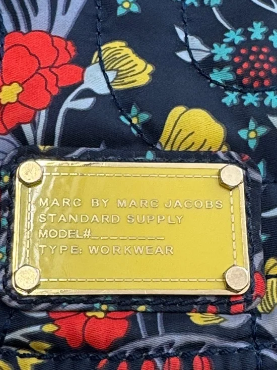 Marc Jacobs Natasha Quilted Floral Crossbody Blue with Red & Yellow Flowers - Picture 11 of 17